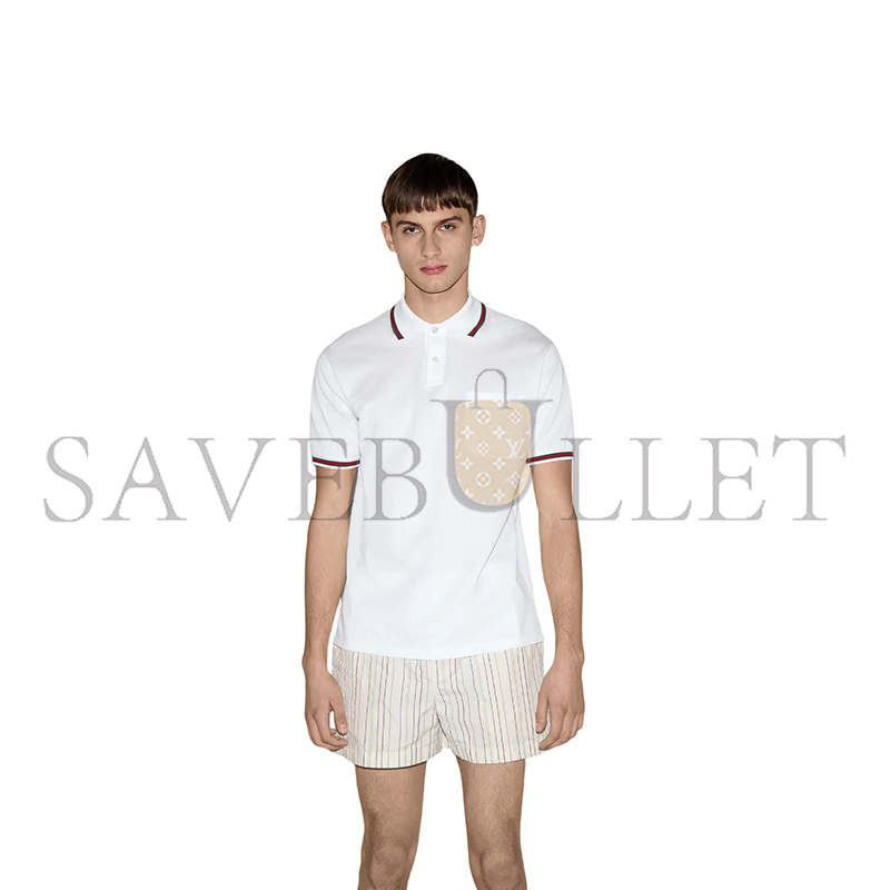 Gvc*1 cotton polo shirt with embroidery 795174